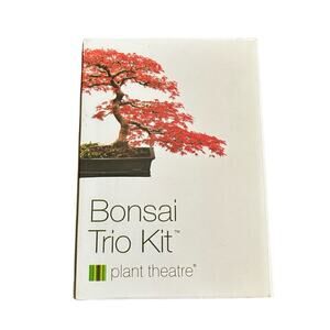 Bonsai Trio Kit Plant Theatre Red Maple Silver Birch Mountain Pine New In Box